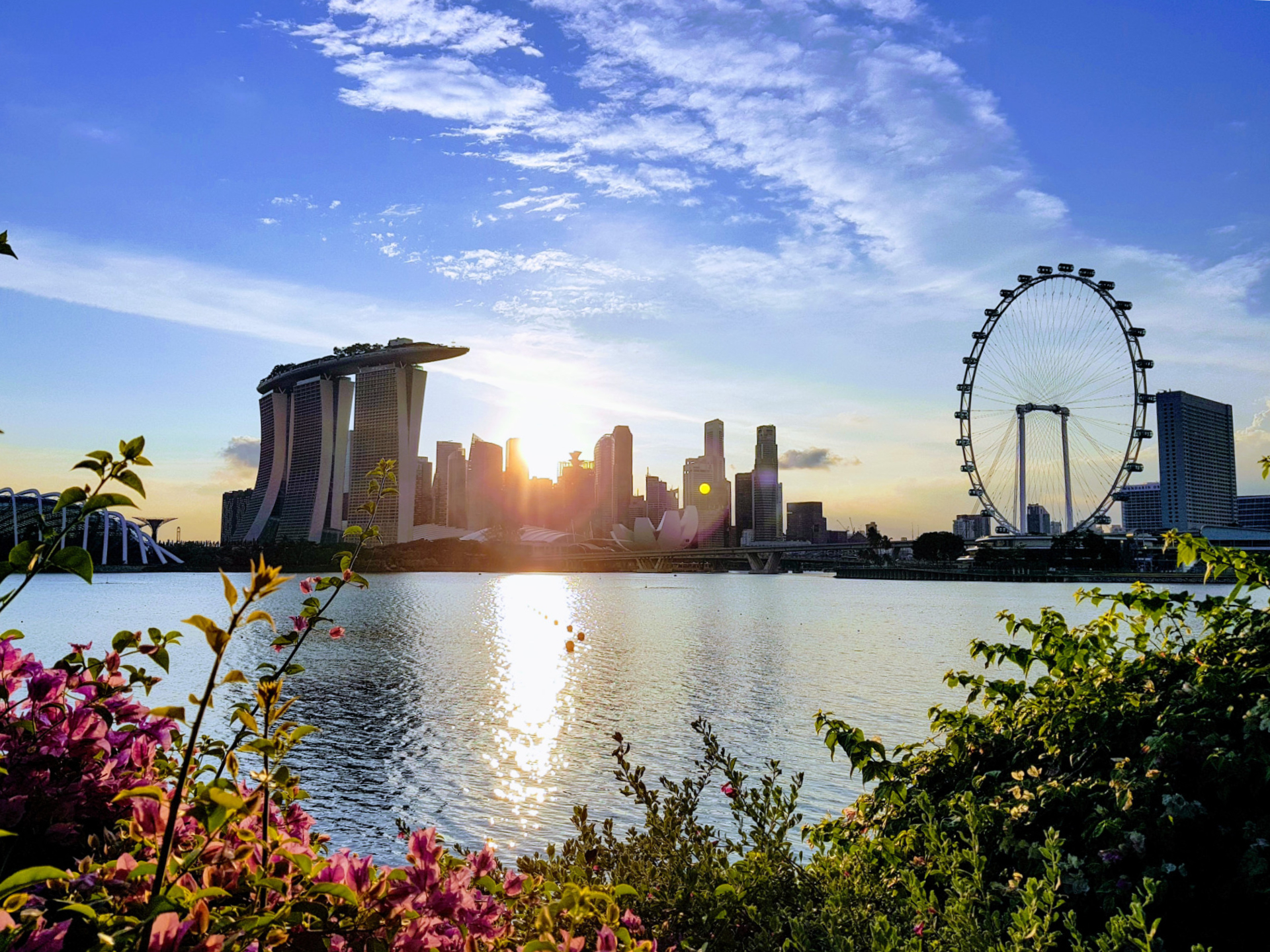 Singapore sunset